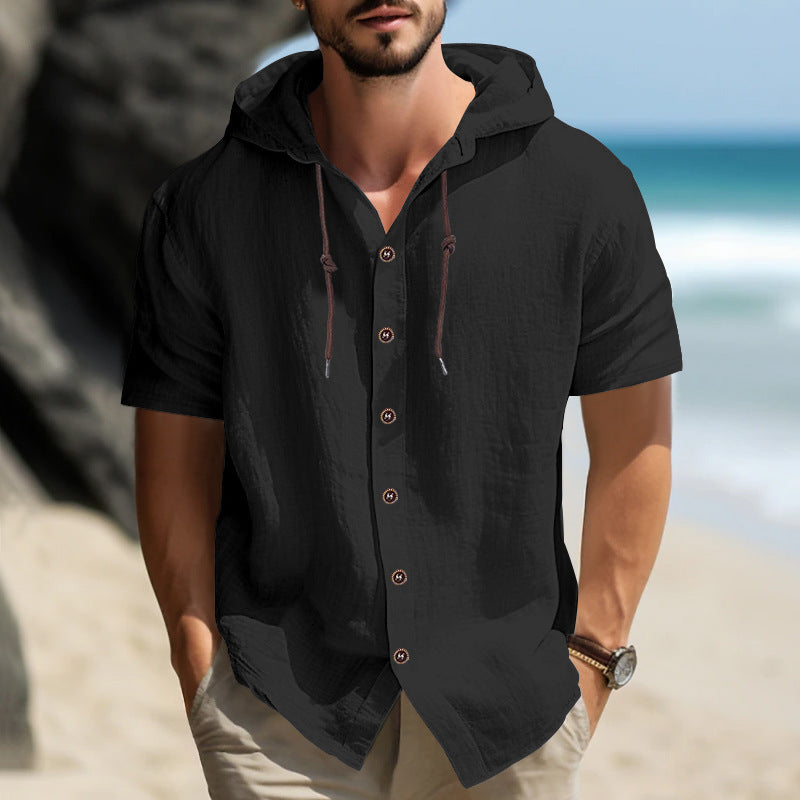 Chemise à capuche pour hommes