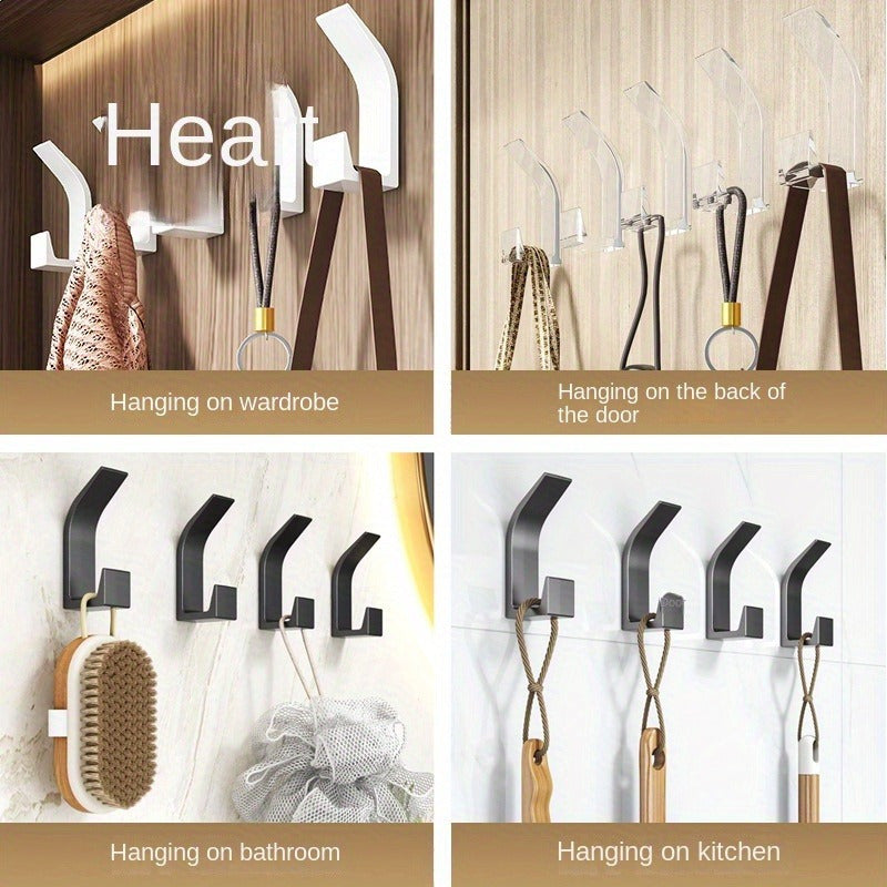 5Pack Adhesive Wall Hooks for Bathroom Kitchen Livraison 15 à 21 jours