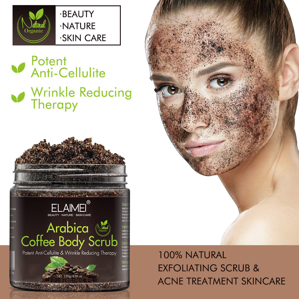 100% Natural Coffee Exfoliating Body Scrub