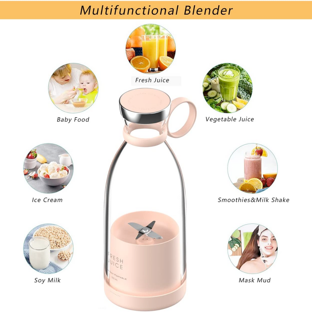 Mixeur-extracteur de jus portable à emporter