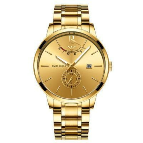 Montre à quartz en acier inoxydable pour homme Livraison 20 à 30 jours
