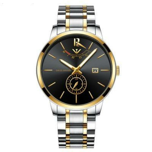 Montre à quartz en acier inoxydable pour homme Livraison 20 à 30 jours