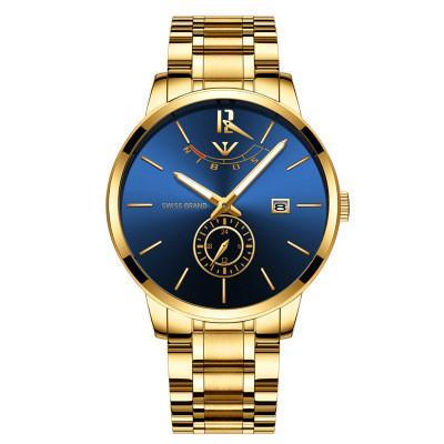 Montre à quartz en acier inoxydable pour homme Livraison 20 à 30 jours