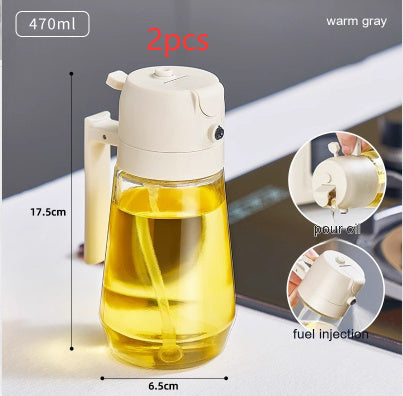 Distributeur d'huile en versement ou en vaporisateur 470ml Livraison 20 à 30 jours