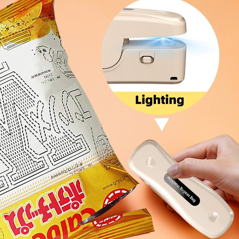 Mini portable rechargeable sealer