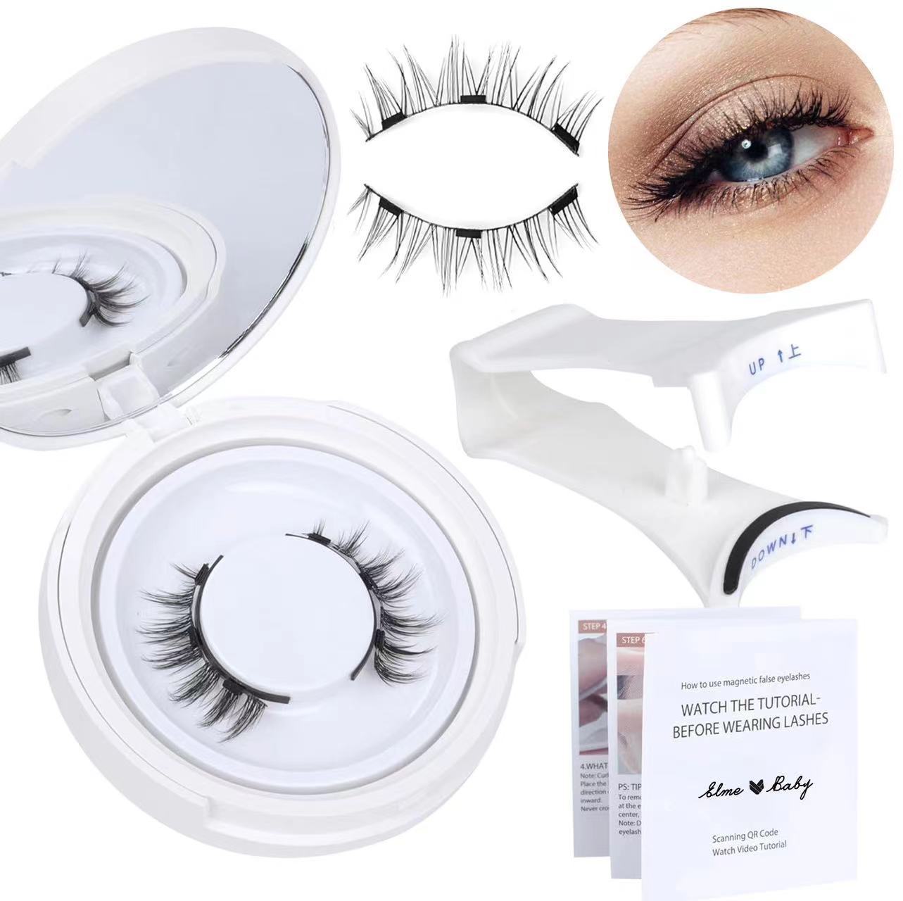 Magnetic false eyelashes