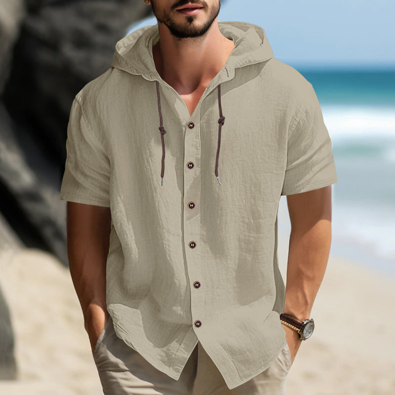 Chemise à capuche pour hommes