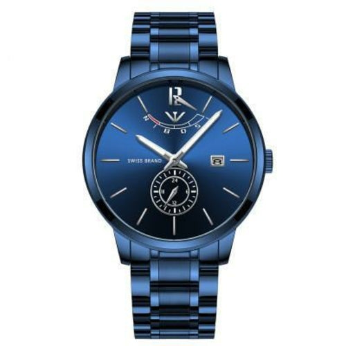 Montre à quartz en acier inoxydable pour homme Livraison 20 à 30 jours