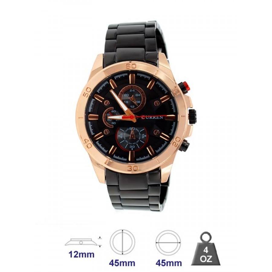 Montre Curren étanche avec bracelet en cuir pour homme Livraison 20 à 30 jours