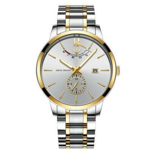 Montre à quartz en acier inoxydable pour homme Livraison 20 à 30 jours