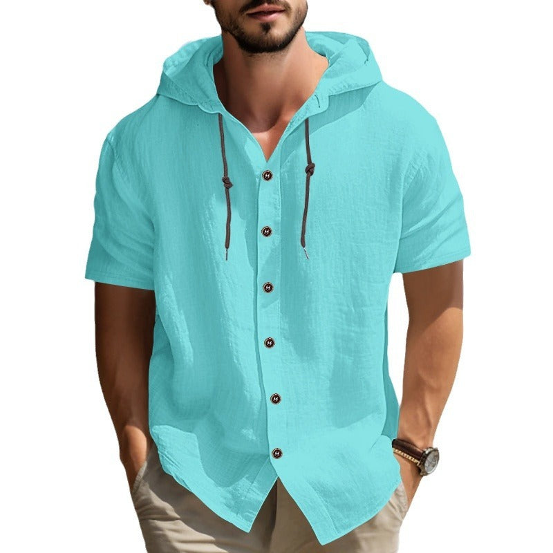 Chemise à capuche pour hommes