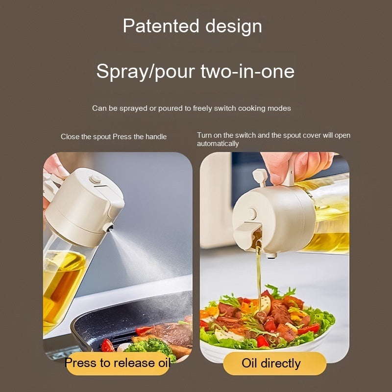 Distributeur d'huile en versement ou en vaporisateur 470ml Livraison 20 à 30 jours