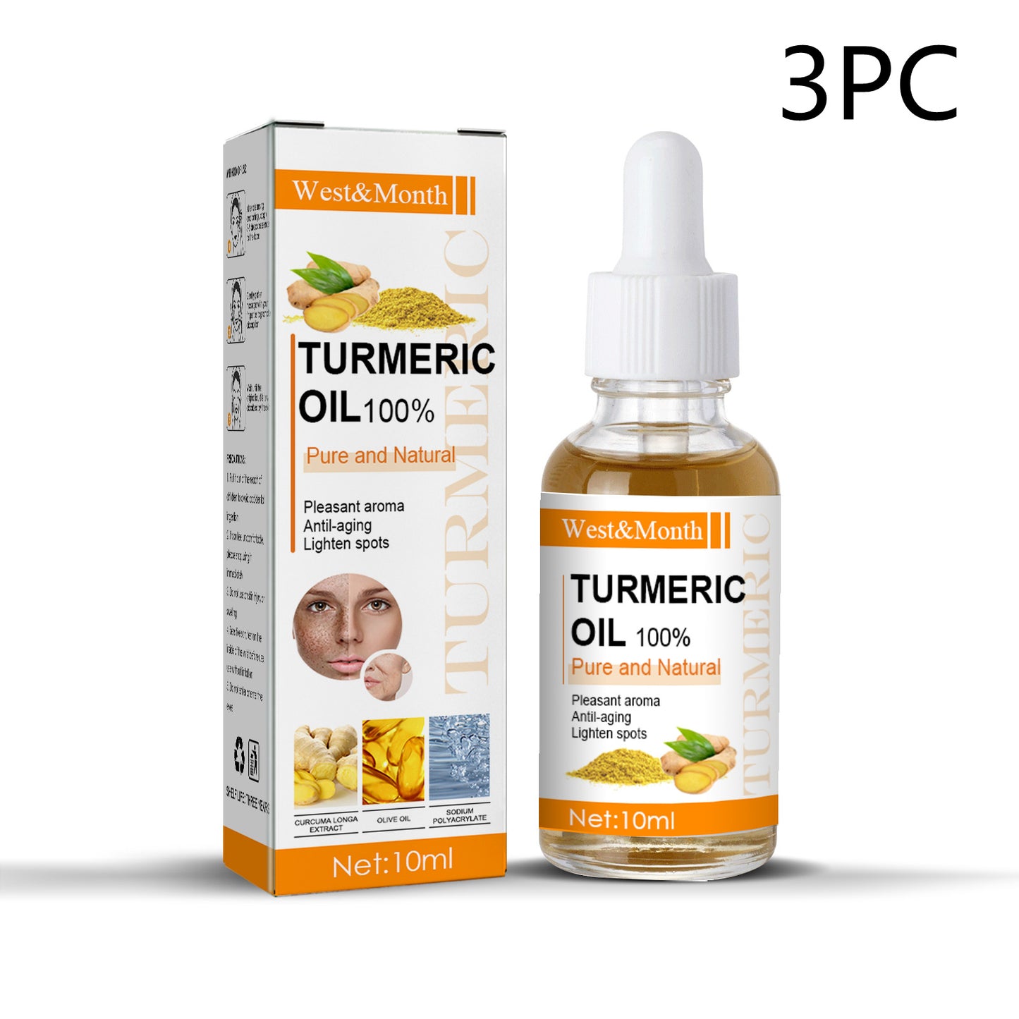 100% Natural Turmeric Moisturizing Oil