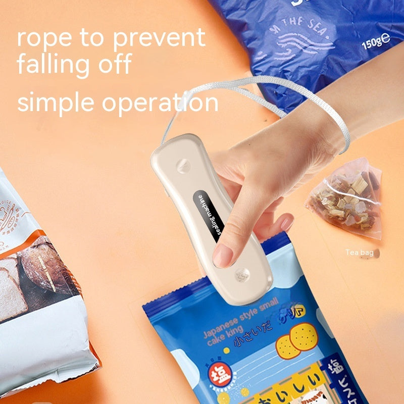 Mini portable rechargeable sealer
