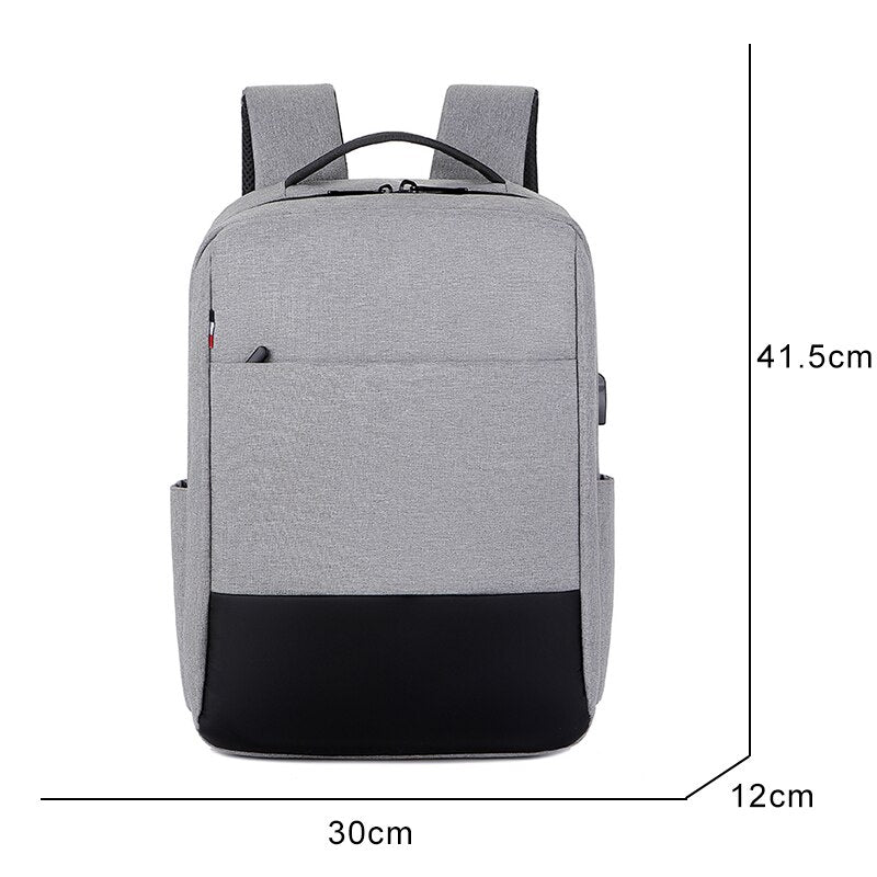 Sac à dos d'affaires étanche et multifonctionnel avec chargeur USB Livraison 8 à 14 jours