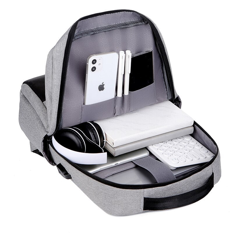 Sac à dos d'affaires étanche et multifonctionnel avec chargeur USB Livraison 8 à 14 jours
