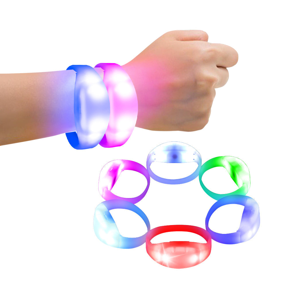 Bracelets à led en silicone Livraison 8 à 14 jours