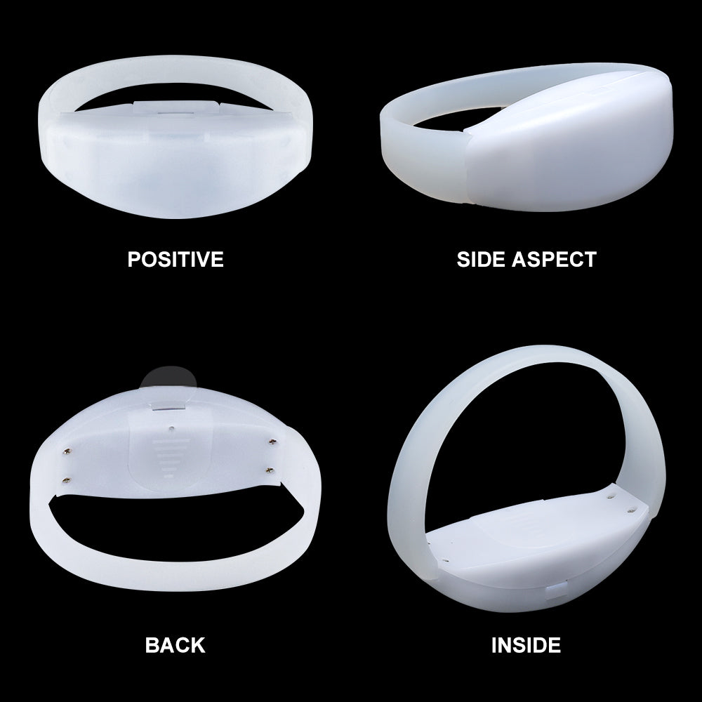 Bracelets à led en silicone Livraison 8 à 14 jours