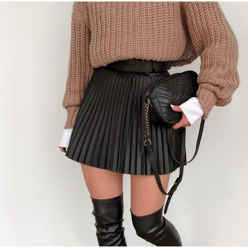 Jupe courte plissée et Sexy pour femmes, transfrontalière Amazon, automne et été, mode européenne et américaine, 2023