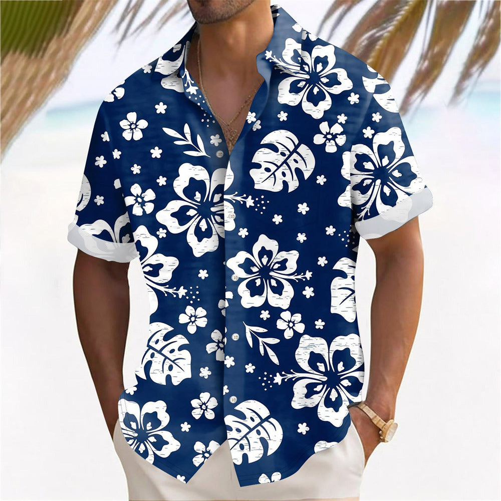 Chemise à fleurs pour hommes