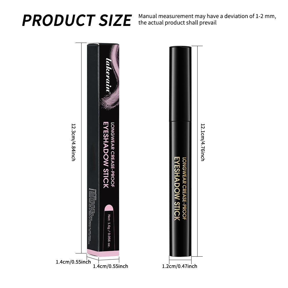Cross-Border Lakerain Cream Eyeshadow Stick Matte Pierlescent Gradient à fard à paupières One-Touch Mouillage du fard à paupières paresseux