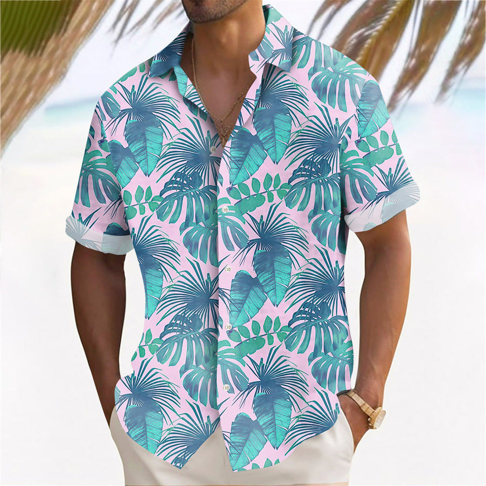 Chemise à fleurs pour hommes