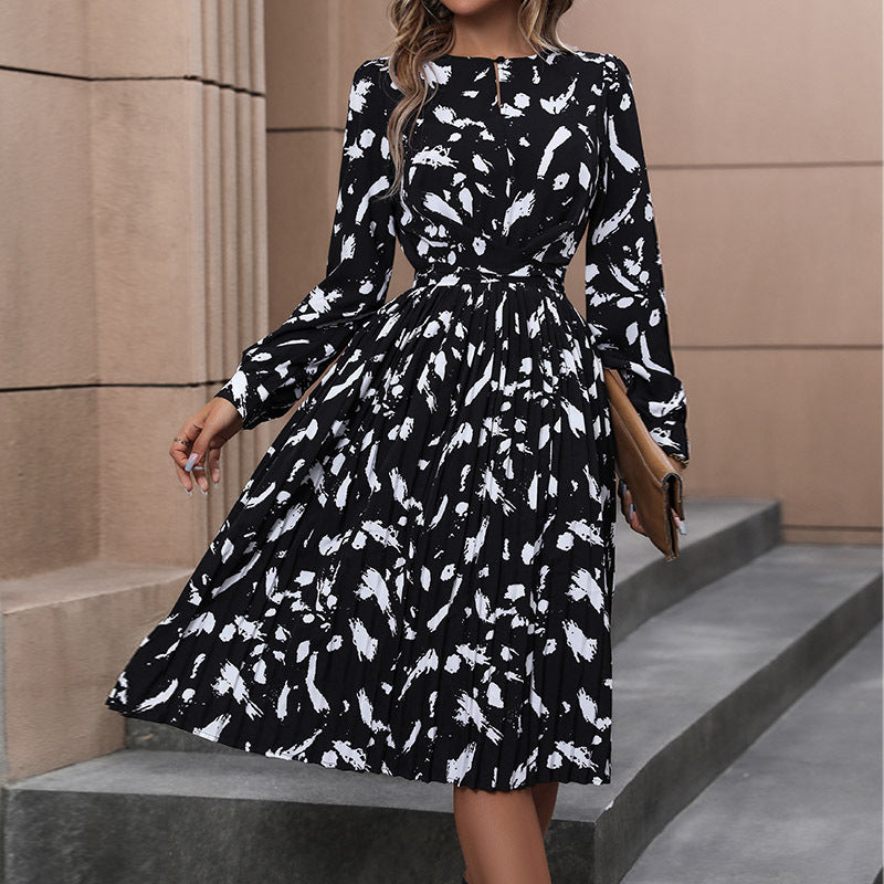 Robe imprimée Kink européenne et américaine, nouvelle mode pour femmes