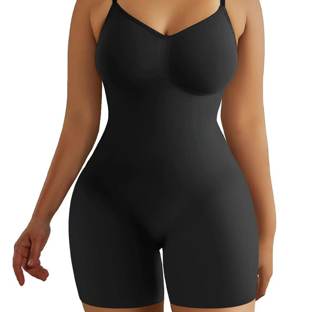 Populaire européen et américain grande taille Sexy Shapewear hanche levage sans couture col carré haute élastique gilet combinaison façonnage combinaison