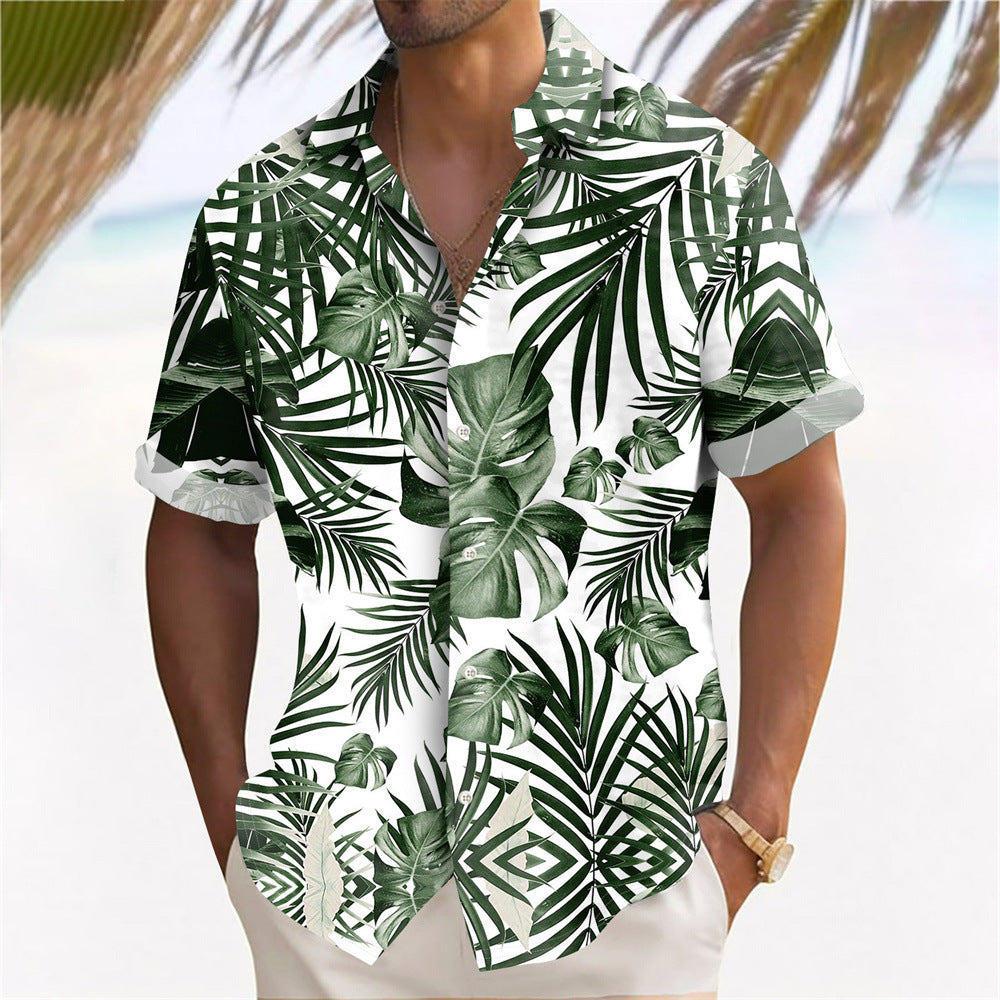 Chemise à fleurs pour hommes