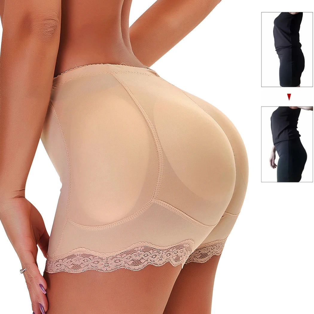 Rehausseur de fesses rembourré, sous-vêtements correctifs, rehausseur de fesses, sangle de modélisation, faux sous-vêtements de hanche, culotte Push Up