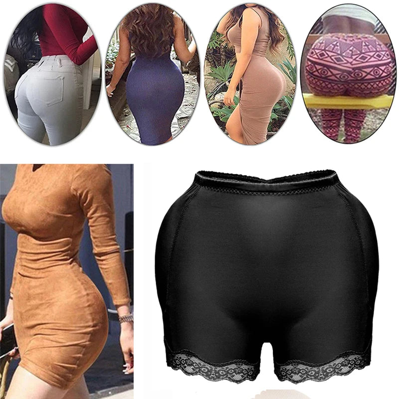 Rehausseur de fesses rembourré, sous-vêtements correctifs, rehausseur de fesses, sangle de modélisation, faux sous-vêtements de hanche, culotte Push Up