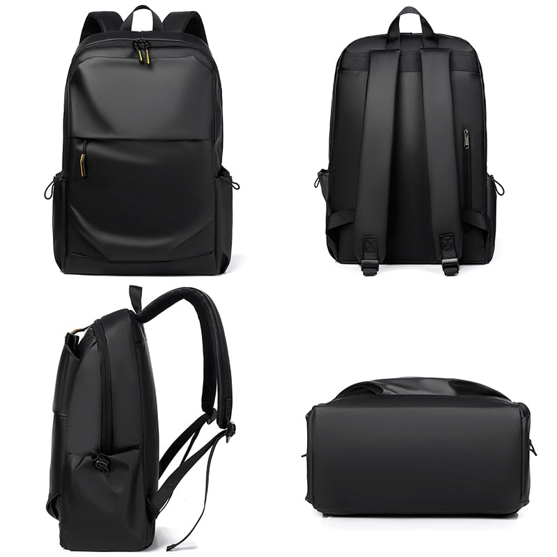 Sac à dos d'affaires avec fermeture éclair pour ordinateur portable de 15,6 pouces Livraison 8 à 14 jours