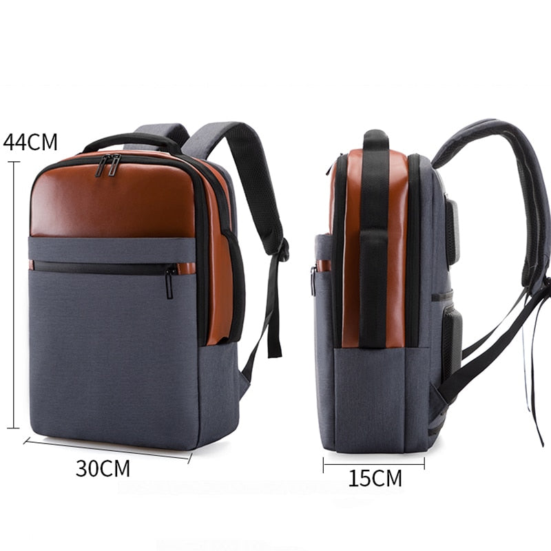 Sac à dos d'affaires pour hommes, chargement USB de grande capacité Livraison 8 à 14 jours