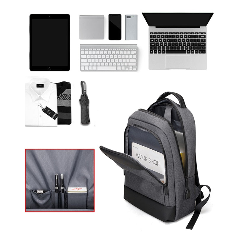 Sac à dos multifonctionnel en tissu Oxford imperméable pour ordinateur portable Livraison 8 à 14 jours