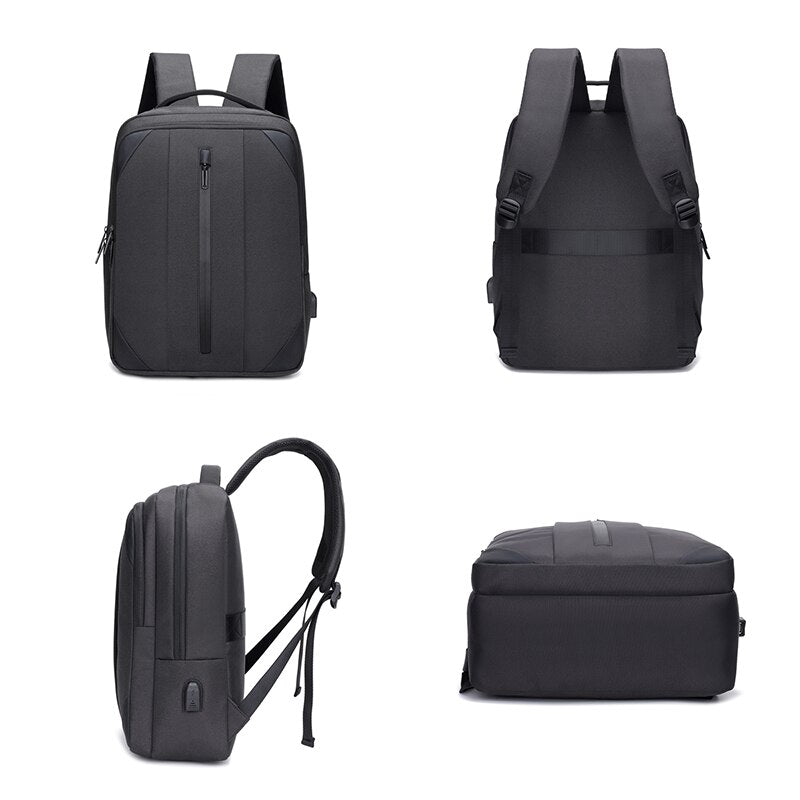 Sac à dos d'affaires pour homme avec chargement USB, multifonctionnel, en nylon Livraison 8 à 14 jours