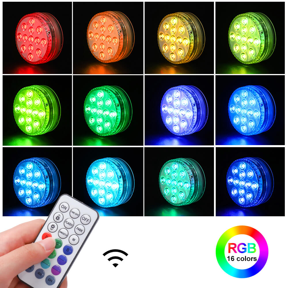 Ampoule à led submersible avec ventouses pour piscine Livraison 4 à 7 jours