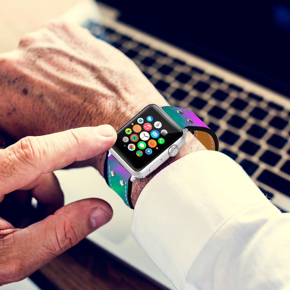 Bracelet holographique Lumination pour Apple Watch Livraison 7 jours