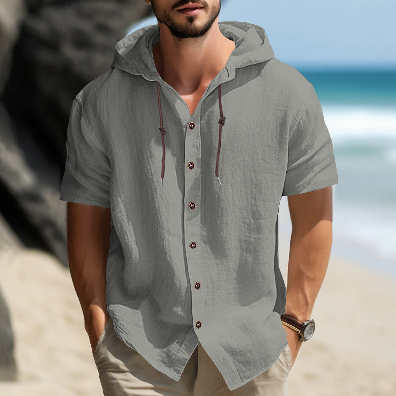 Chemise à capuche pour hommes