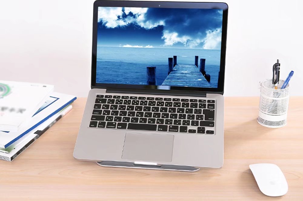 Support portable pour ordinateur portable en alliage d'aluminium