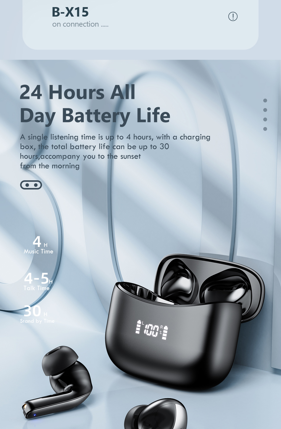 Ecouteurs Bluetooth 5.0 Livraison 15 à 21 jours