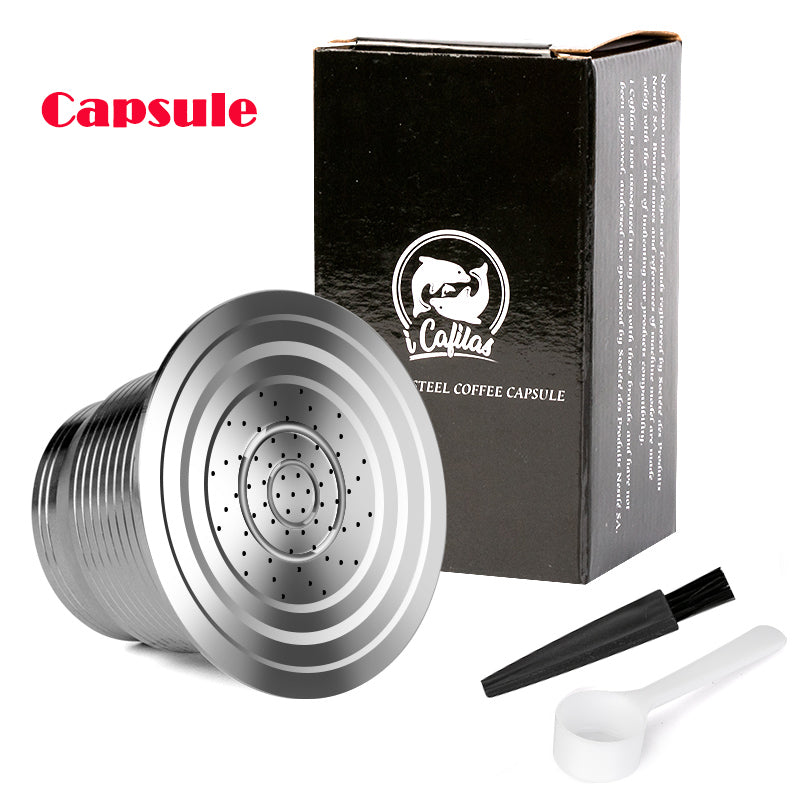 Capsule réutilisable en acier inoxydable pour Nespresso