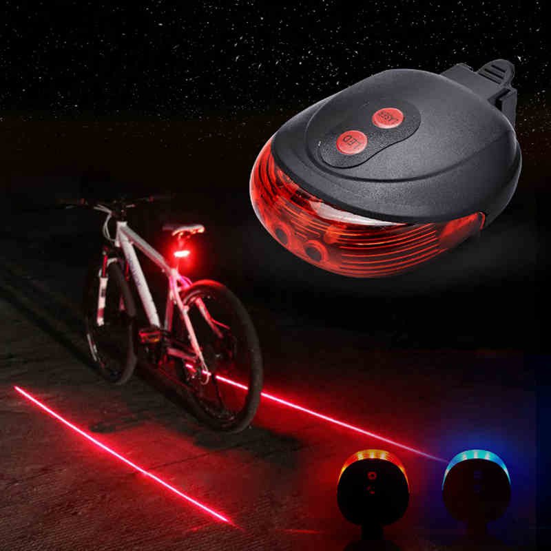 Feu arrière laser pour vélo