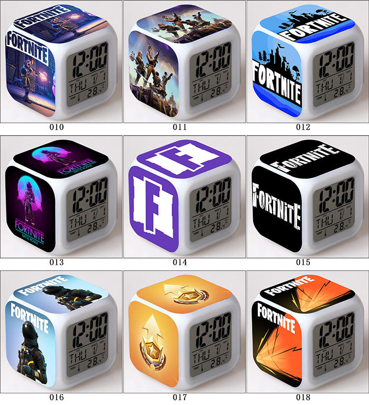 Réveil Fortnite avec écran LCD à LED Livraison 20 à 30 jours