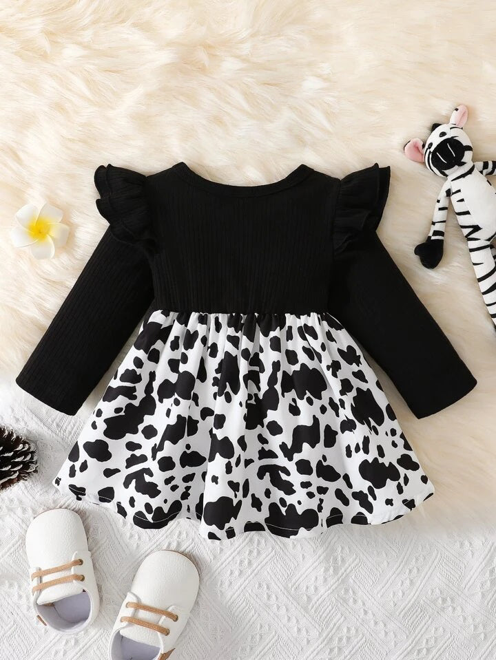 Robe en lycra à imprimé floral pour fille de 6 à 12 mois Livraison 8 à 14 jours