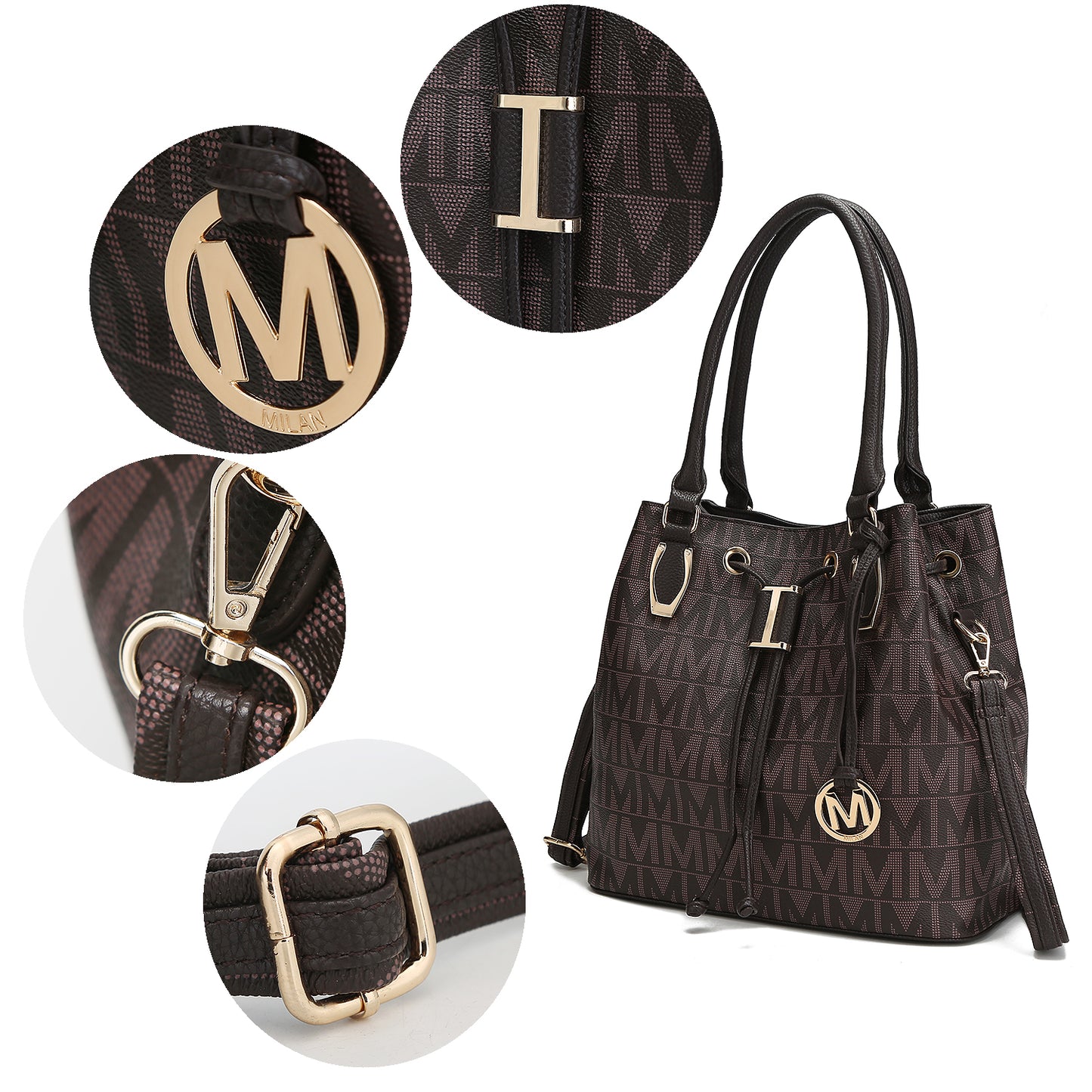 Sac à main fourre-tout Jane de la collection MKF pour femme par Mia K Livraison 8 à 14 jours