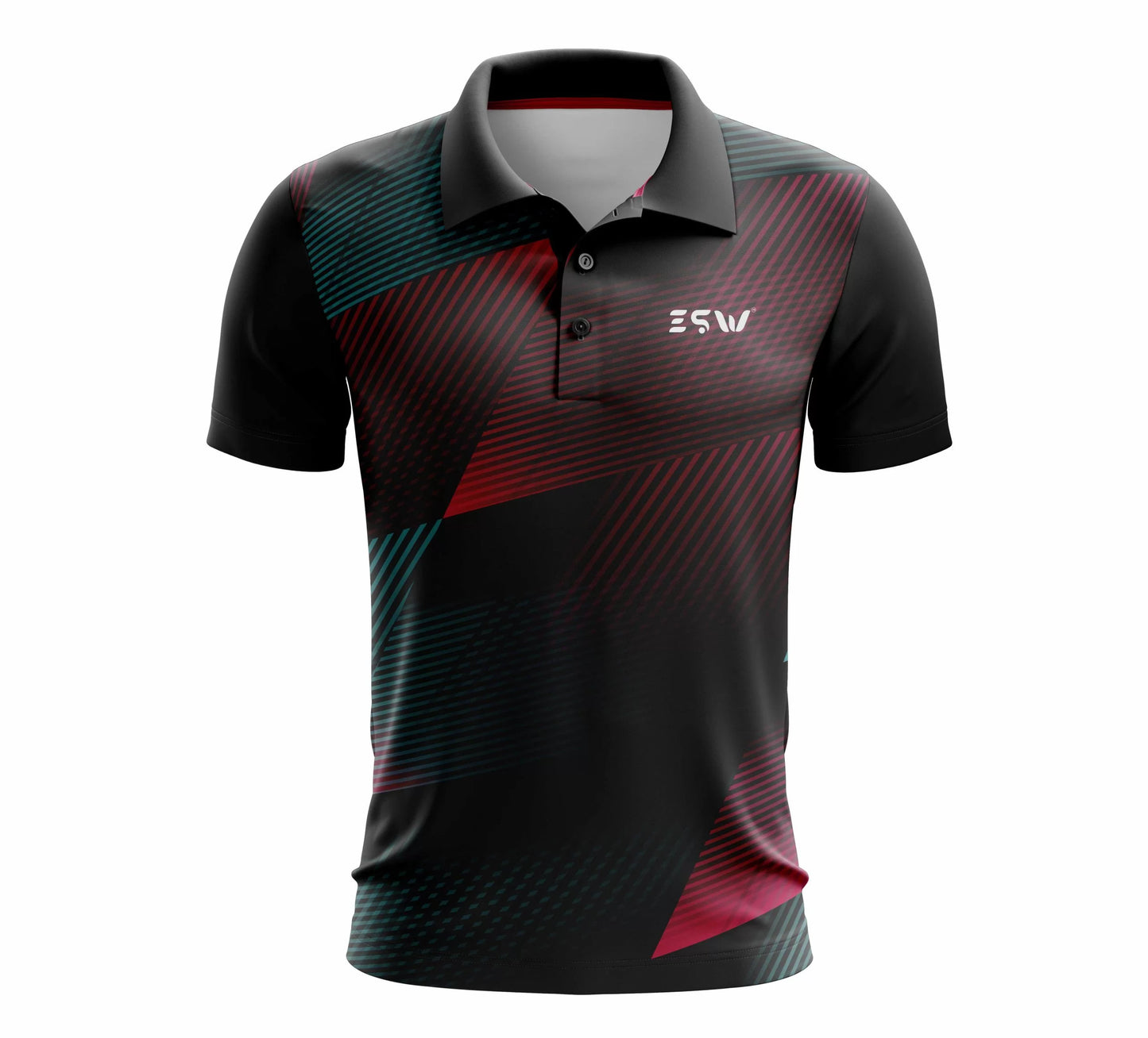 T-shirt de sport pour homme en polyester pour homme Couleur noire Livraison 8 à 14 jours