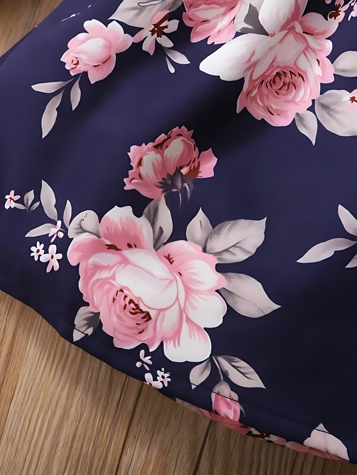 Robe bébé fille en lycra à imprimé floral 1-2 ans Livraison 8 à 14 jours