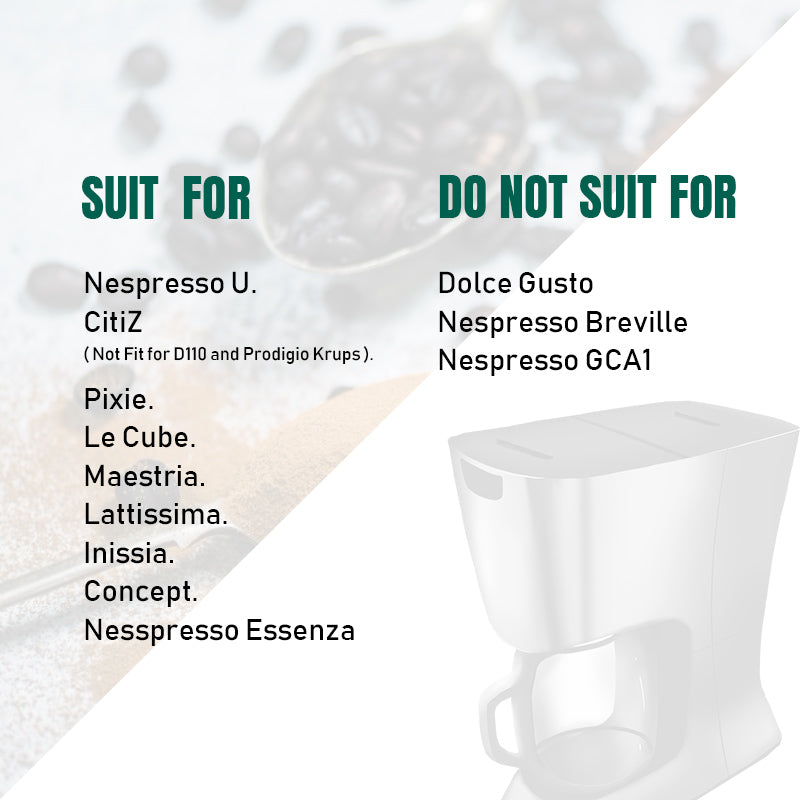 Capsule réutilisable en acier inoxydable pour Nespresso
