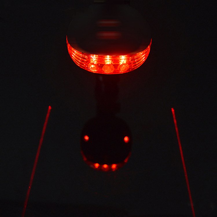 Feu arrière laser pour vélo