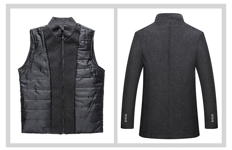 Manteau en laine pour hommes M au 3XL